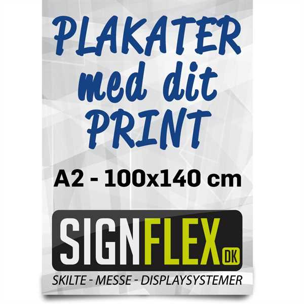 A1 Plakater 59,4 X 84,1 cm - PET Film