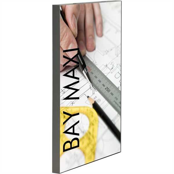 Maxi Ramme Bay - Alu - Enkeltsidet - 100 x 140 cm