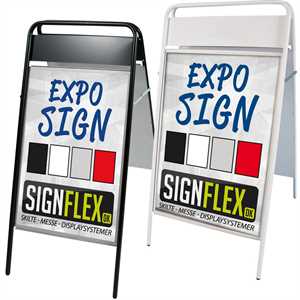 Expo-Sign med logoplade