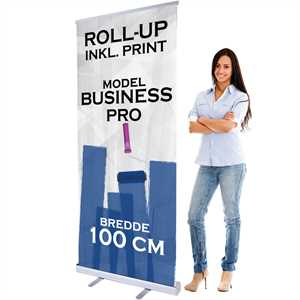 Business PRO med banner og print - 100 x 200 cm