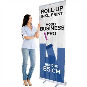 Business PRO med banner og print - 85 x 200 cm