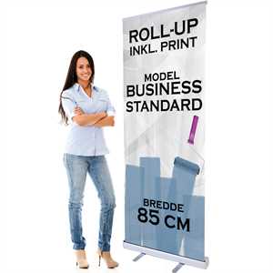 Business Std. med banner og print - 85 x 200 cm