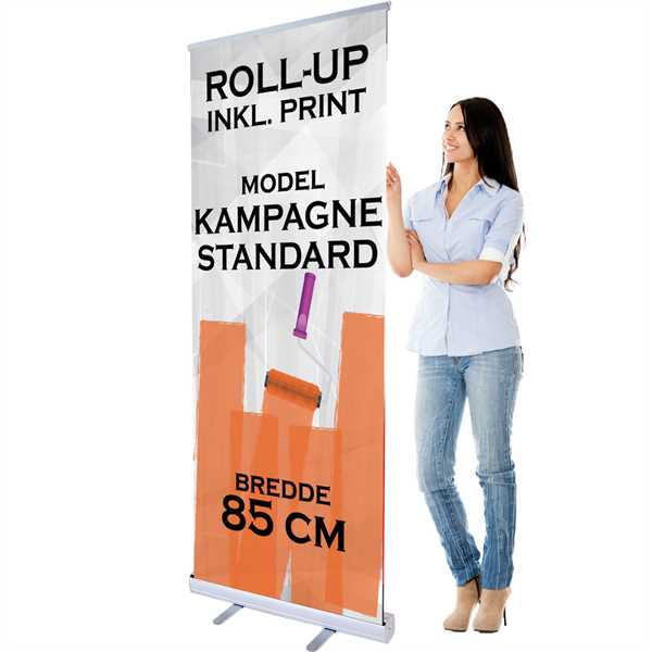 ECO KAMPAGNE med banner og print - 85 x 200 cm