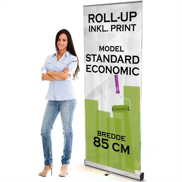 Standard inkl. banner og print - 80 x 200 cm